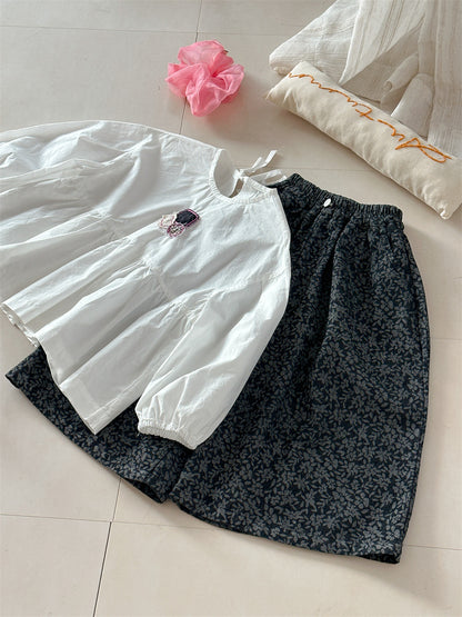 Patchwork Cotton Doll Blouse パッチワーク ドールブラウス【mh0012281】 Laibaobao