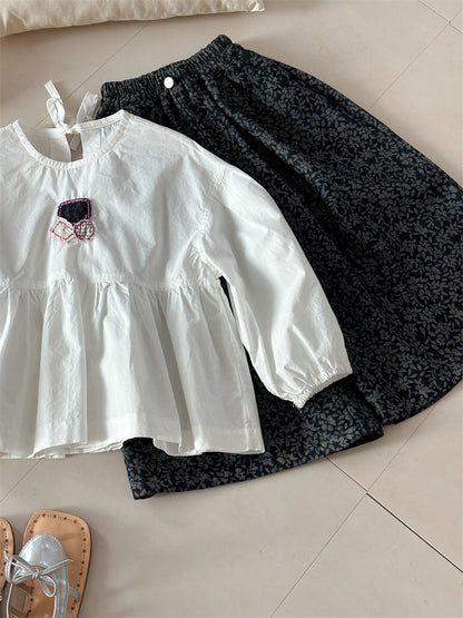 Patchwork Cotton Doll Blouse パッチワーク ドールブラウス【mh0012281】 Laibaobao