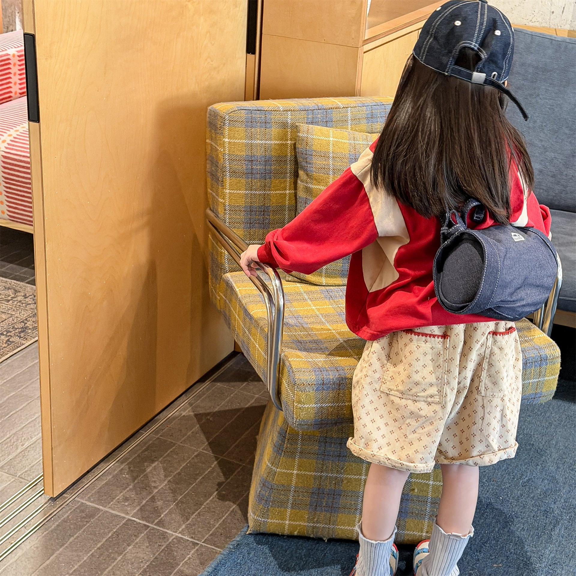 Patterned Cotton Shorts プリント ハーフパンツ【mh0012454】 ADbaby ハーフパンツ・ショートパンツ