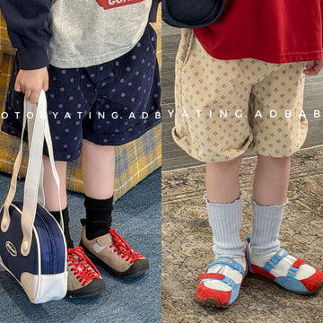 Patterned Cotton Shorts プリント ハーフパンツ【mh0012454】 ADbaby ハーフパンツ・ショートパンツ