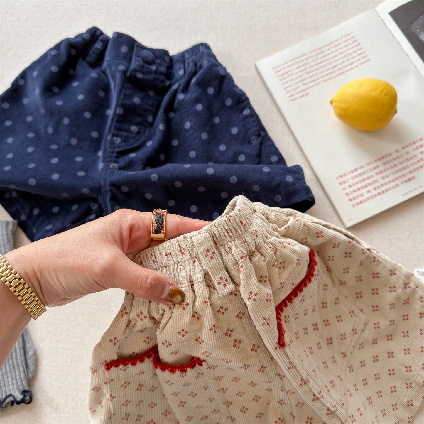 Patterned Cotton Shorts プリント ハーフパンツ【mh0012454】 ADbaby ハーフパンツ・ショートパンツ