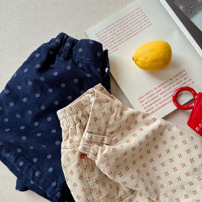 Patterned Cotton Shorts プリント ハーフパンツ【mh0012454】 ADbaby ハーフパンツ・ショートパンツ