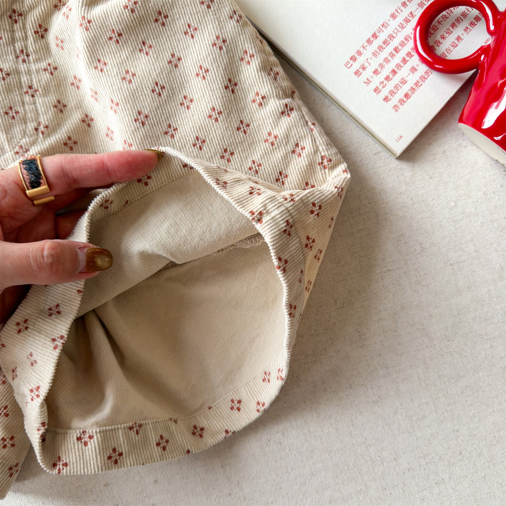 Patterned Cotton Shorts プリント ハーフパンツ【mh0012454】 ADbaby ハーフパンツ・ショートパンツ