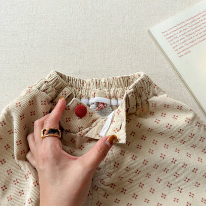 Patterned Cotton Shorts プリント ハーフパンツ【mh0012454】 ADbaby ハーフパンツ・ショートパンツ