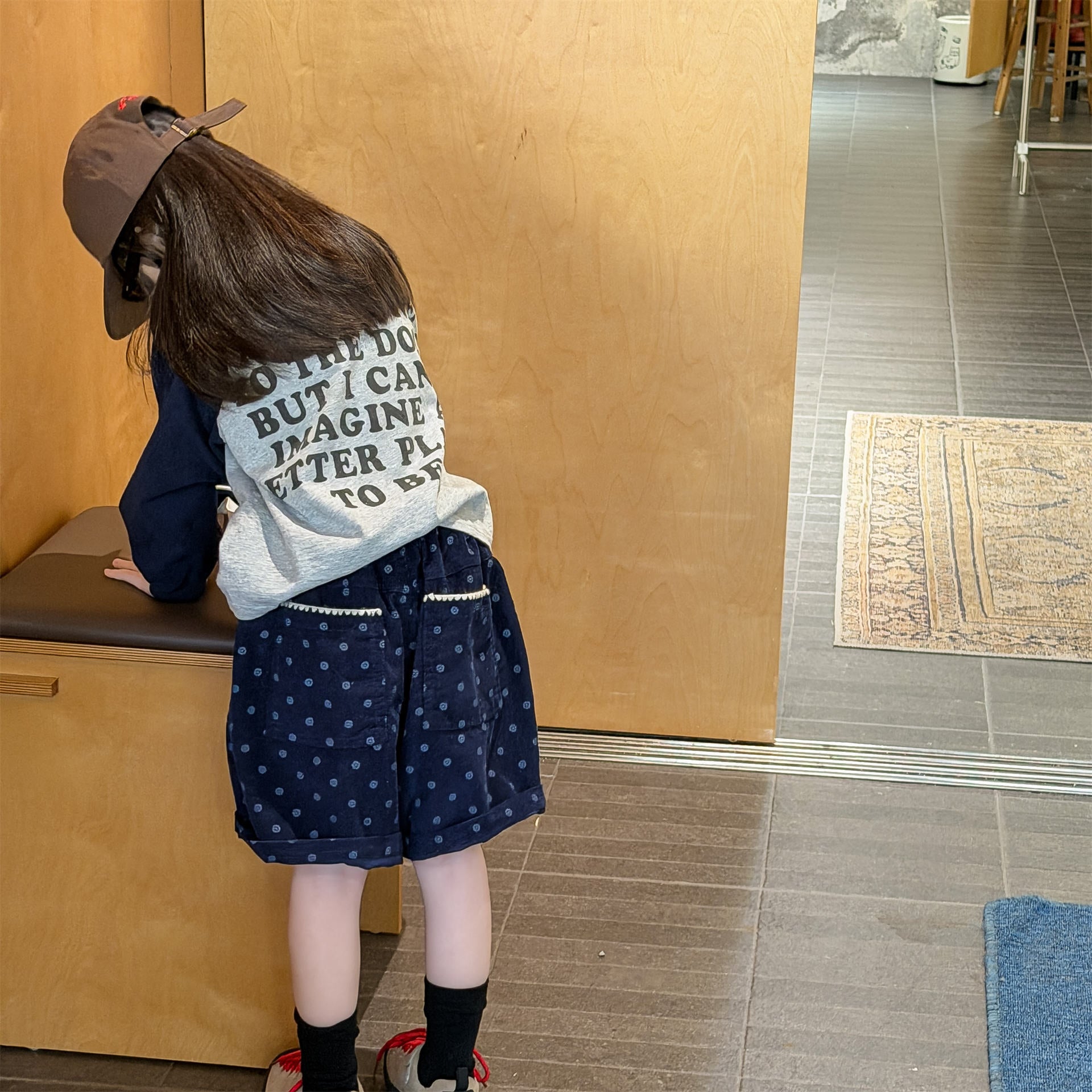 Patterned Cotton Shorts プリント ハーフパンツ【mh0012454】 ADbaby ハーフパンツ・ショートパンツ