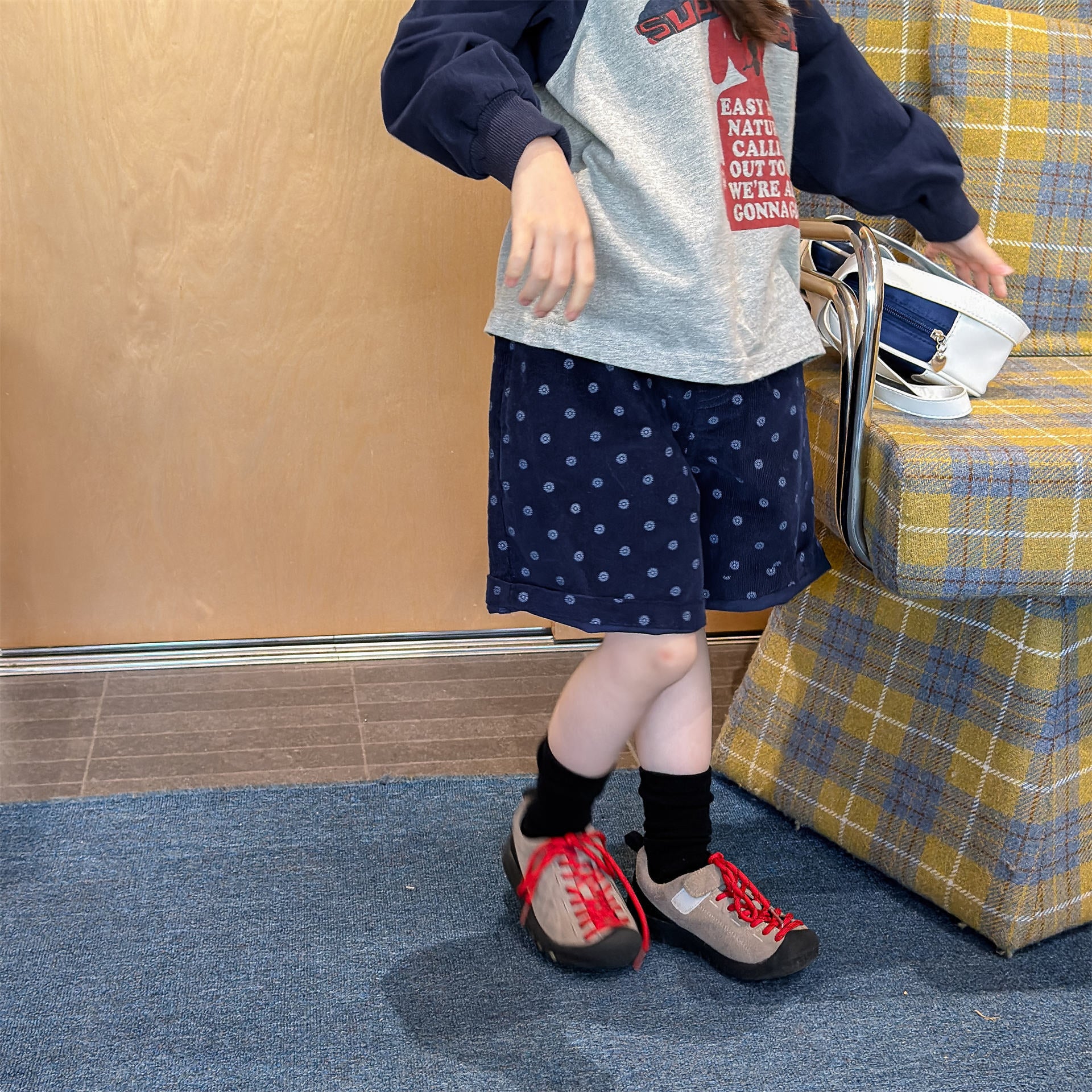 Patterned Cotton Shorts プリント ハーフパンツ【mh0012454】 ADbaby ハーフパンツ・ショートパンツ