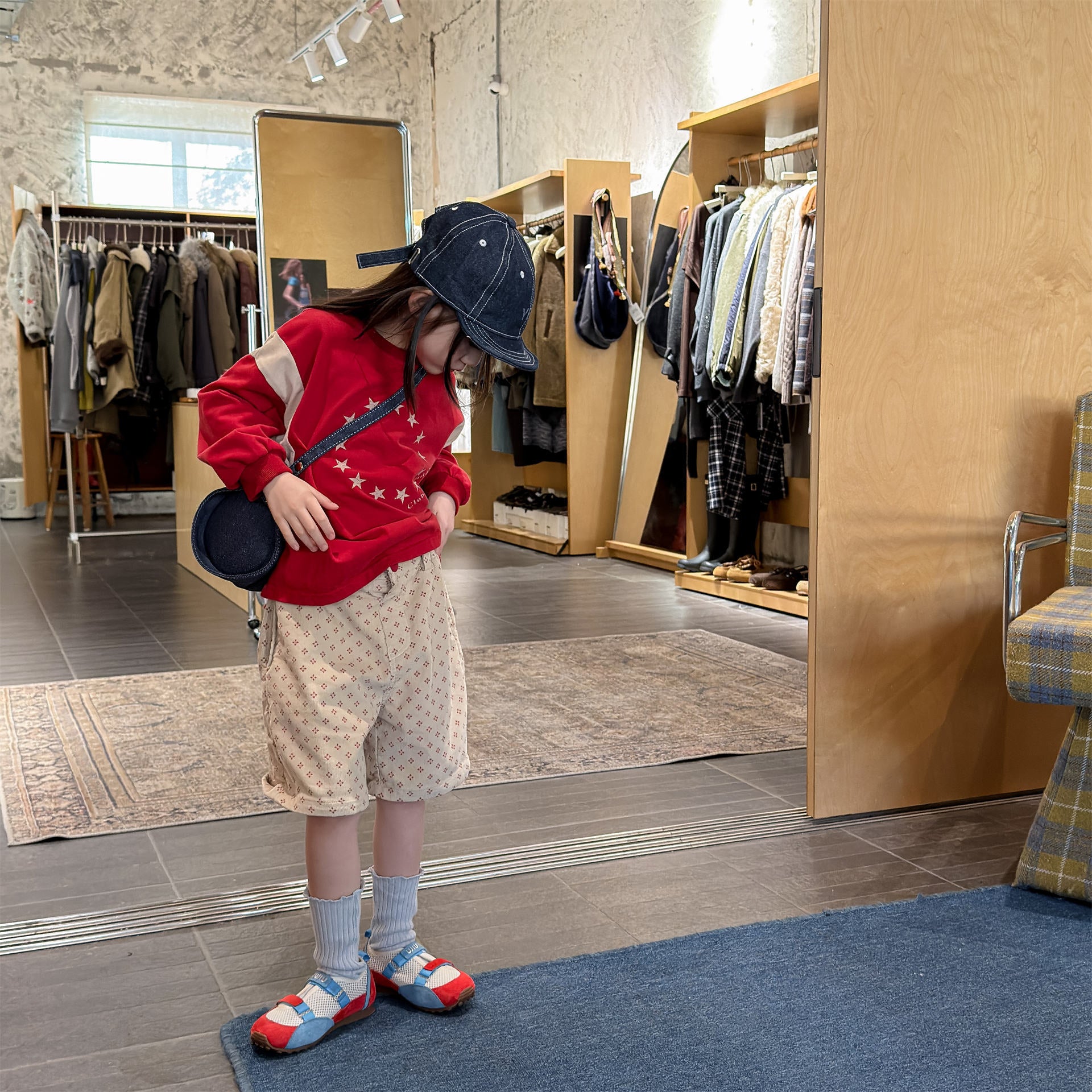 Patterned Cotton Shorts プリント ハーフパンツ【mh0012454】 ADbaby ハーフパンツ・ショートパンツ