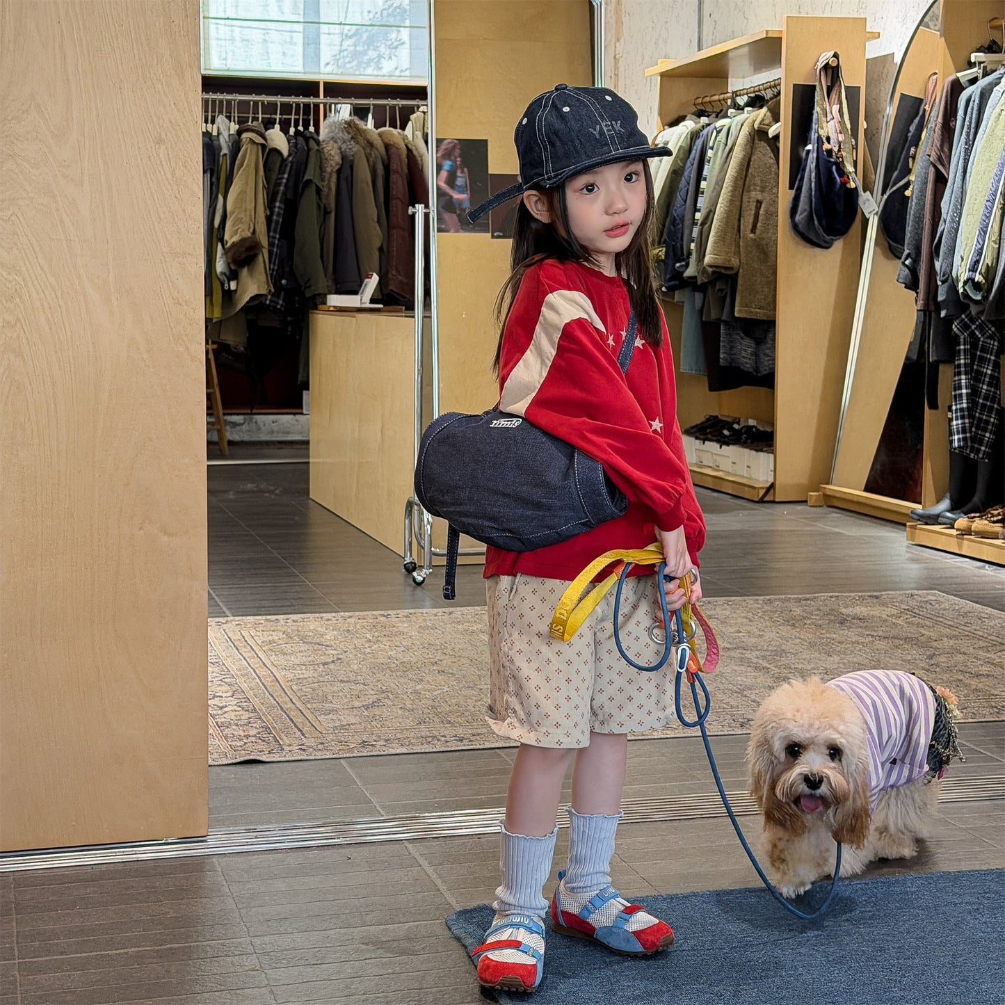 Patterned Cotton Shorts プリント ハーフパンツ【mh0012454】 ADbaby ハーフパンツ・ショートパンツ