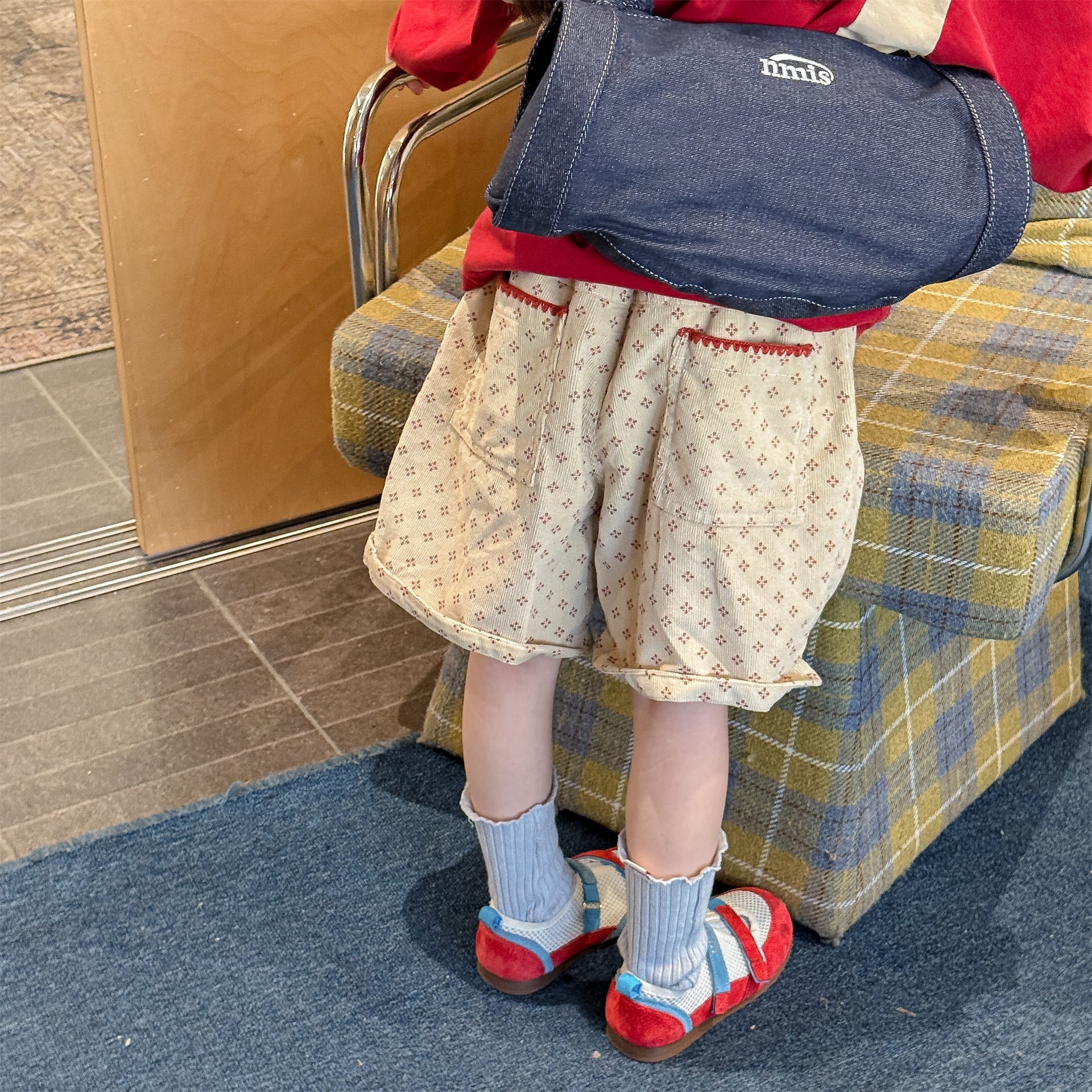 Patterned Cotton Shorts プリント ハーフパンツ【mh0012454】 ADbaby ハーフパンツ・ショートパンツ