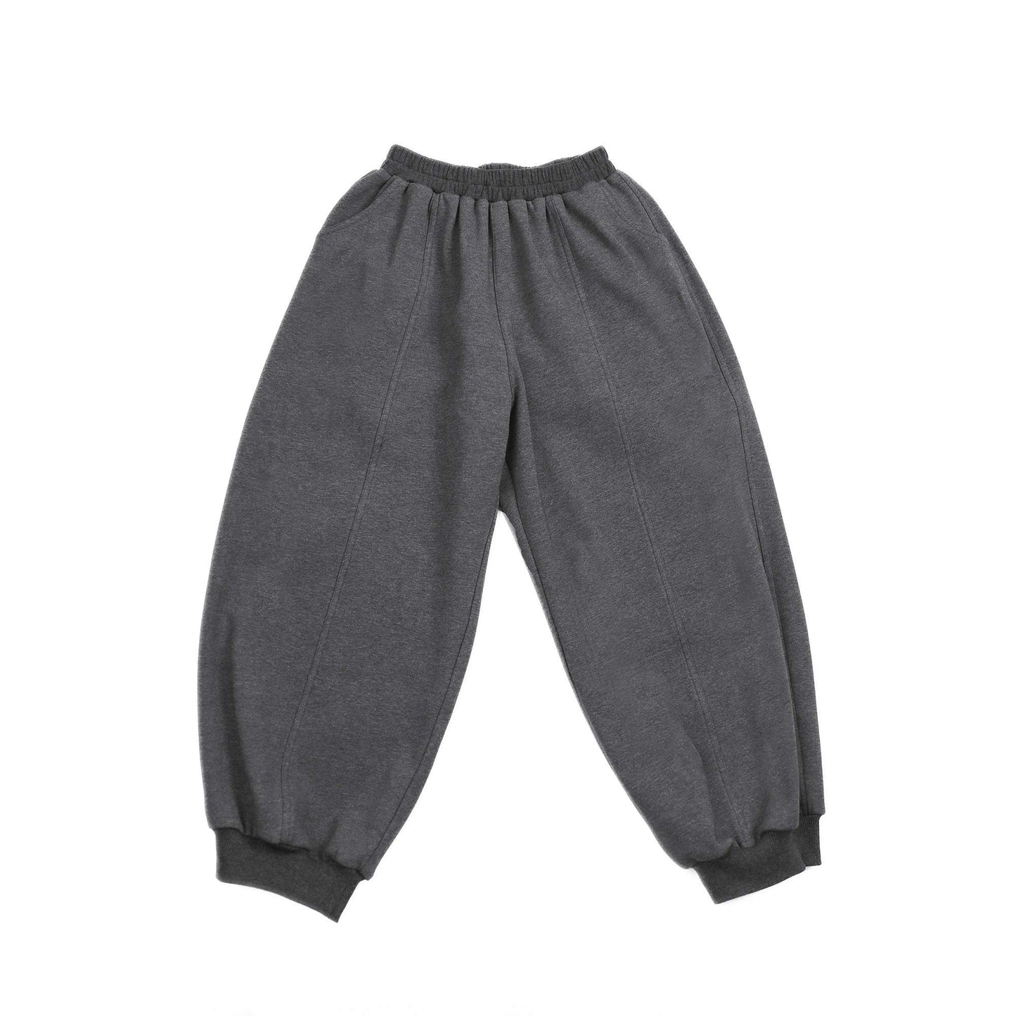 ロングパンツ・スウェットパンツ Dark Gray / L Pawpaw Liu | Fleece Dark Gray Kids Slacks フリース ダークグレー スラックス【mh0020079】