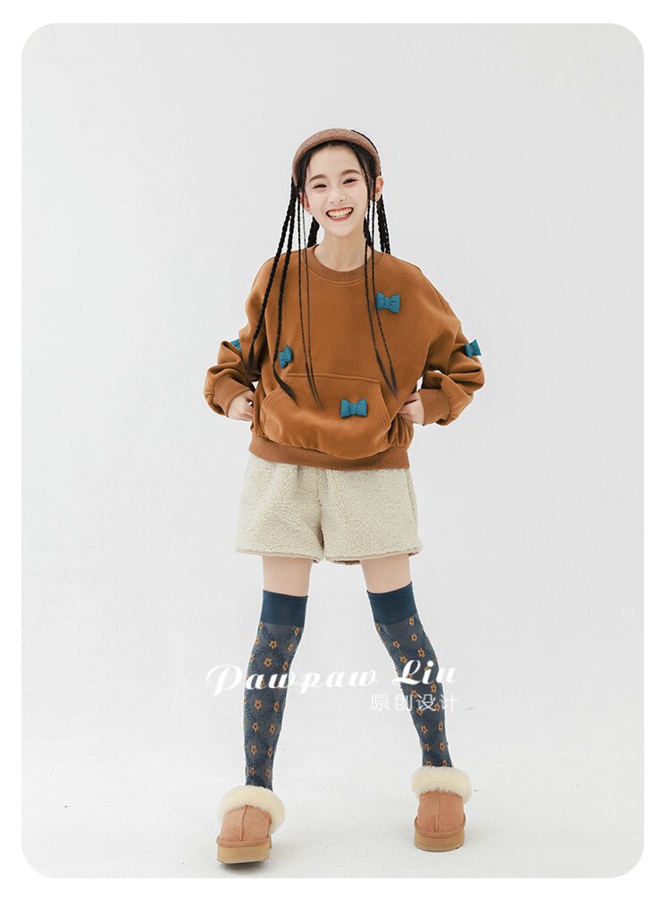 ハーフパンツ・ショートパンツ Pawpaw Liu | Faux Lamb Fleece Shorts フェイク ラムフリース ショートパンツ【mh0020089】