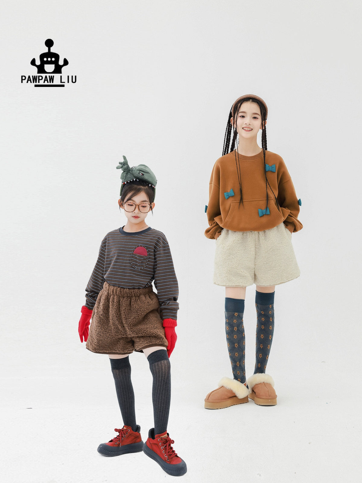 ハーフパンツ・ショートパンツ Pawpaw Liu | Faux Lamb Fleece Shorts フェイク ラムフリース ショートパンツ【mh0020089】