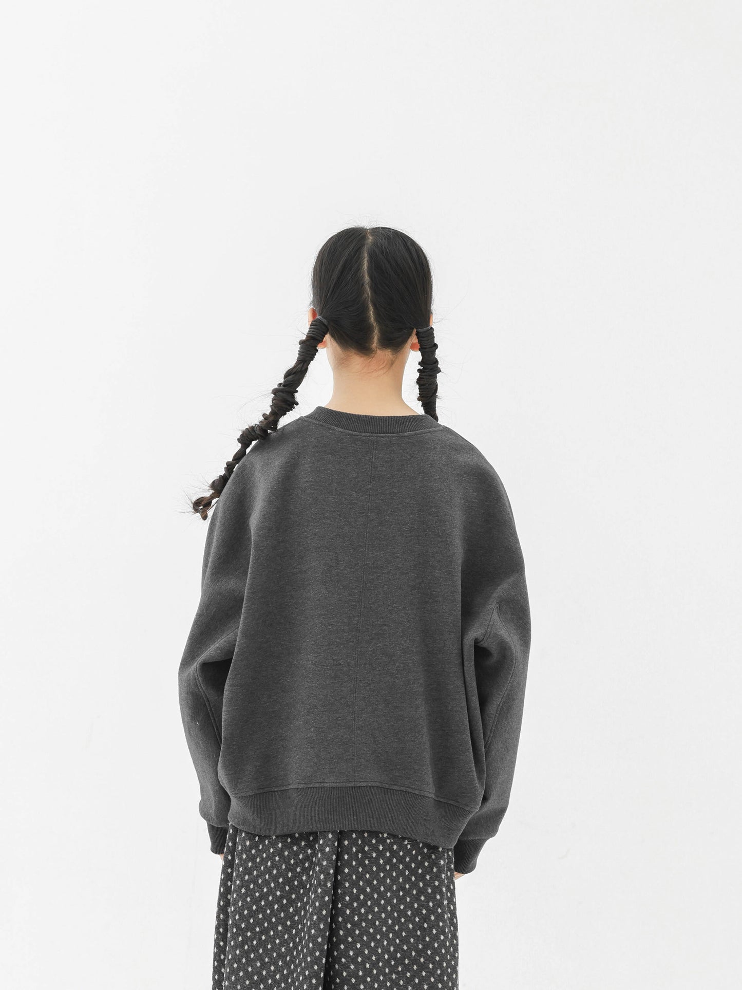 トレーナー・フーディ Pawpaw Liu | Horse Graphic Fleece Sweatshirt ホースプリント裏起毛トレーナー【mh0020067】