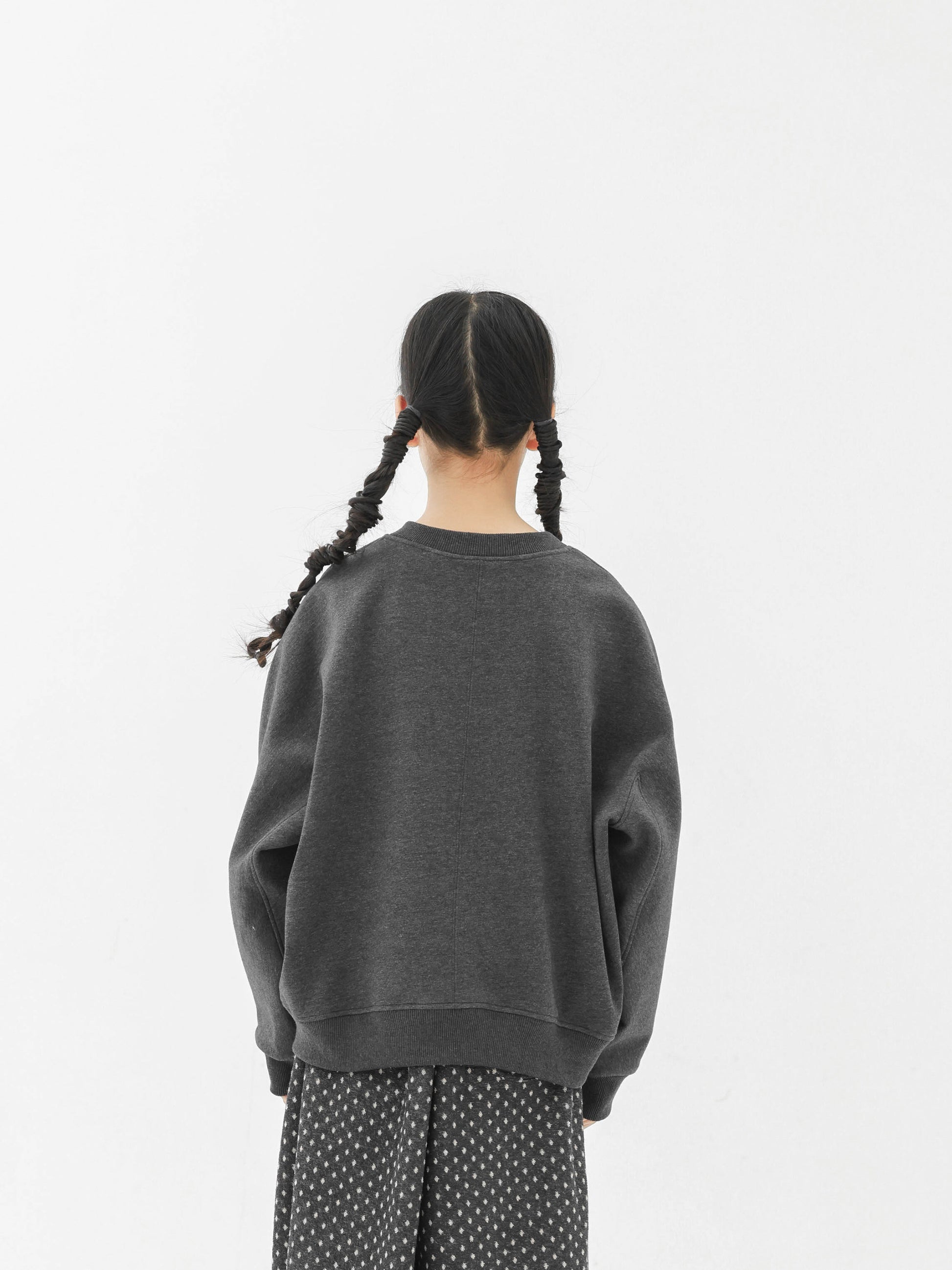 トレーナー・フーディ Pawpaw Liu | Horse Graphic Fleece Sweatshirt ホースプリント裏起毛トレーナー【mh0020067】