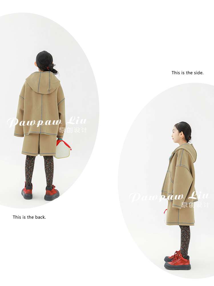 長袖セットアップ Pawpaw Liu | Khaki Windproof Winter Two Piece Set カーキ 防風 セットアップ【mh0020073】