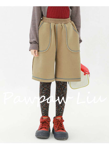 長袖セットアップ Pawpaw Liu | Khaki Windproof Winter Two Piece Set カーキ 防風 セットアップ【mh0020073】