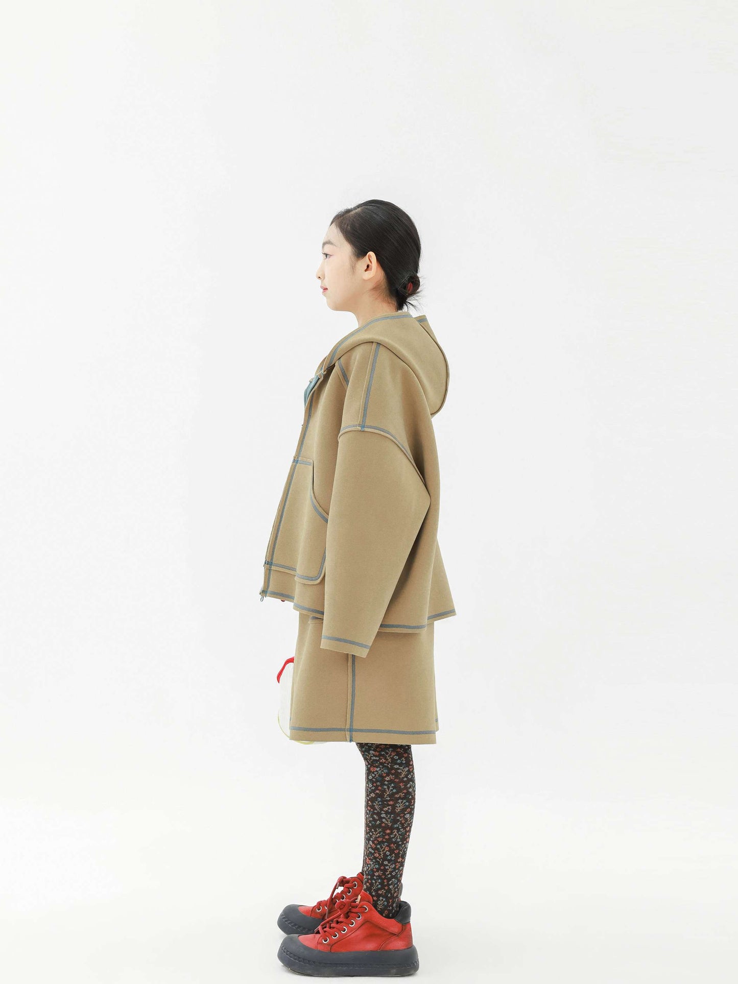 長袖セットアップ Pawpaw Liu | Khaki Windproof Winter Two Piece Set カーキ 防風 セットアップ【mh0020073】