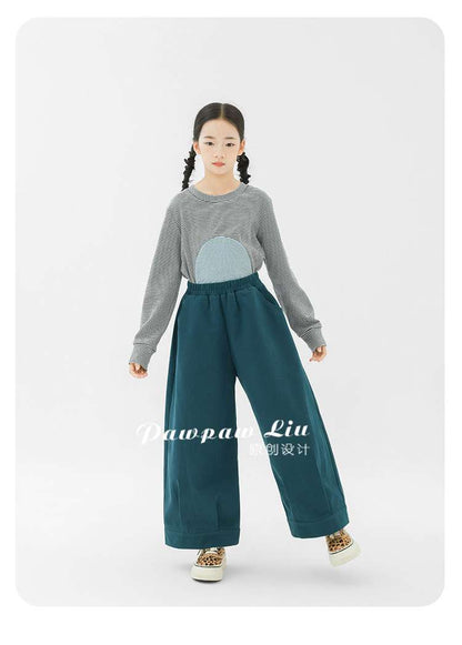 ロングパンツ・スウェットパンツ Pawpaw Liu | Perforated Green Wide Leg Pants パンチング グリーン ワイドパンツ【mh0020081】