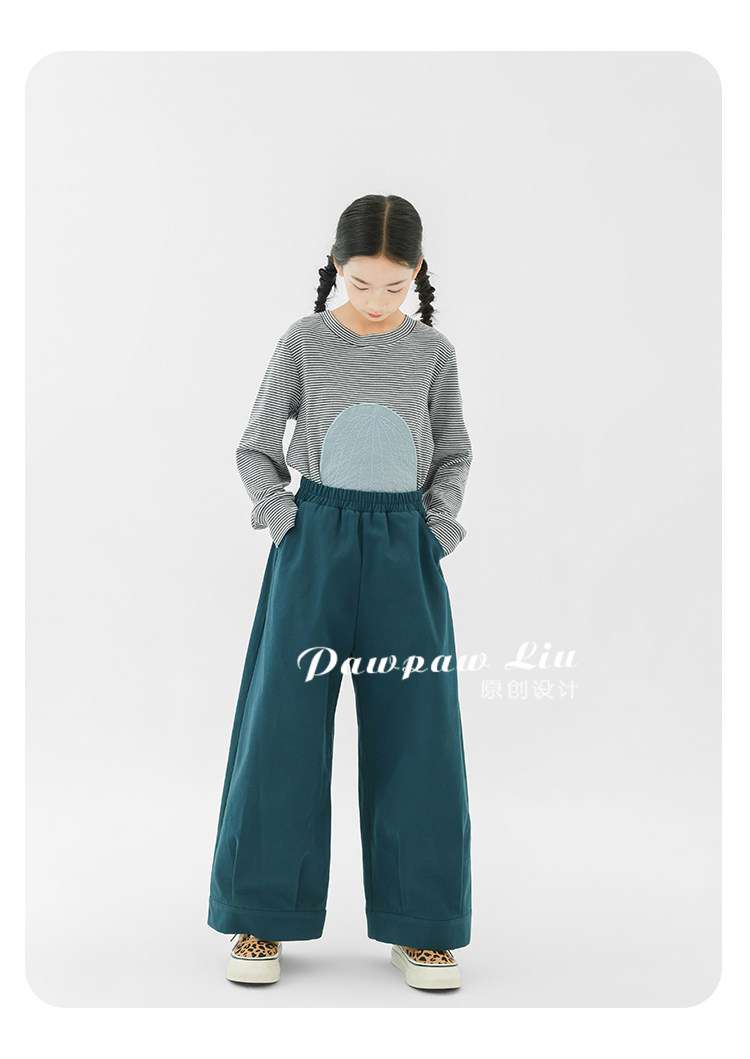ロングパンツ・スウェットパンツ Pawpaw Liu | Perforated Green Wide Leg Pants パンチング グリーン ワイドパンツ【mh0020081】