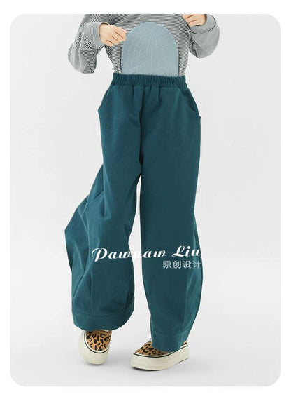 ロングパンツ・スウェットパンツ Pawpaw Liu | Perforated Green Wide Leg Pants パンチング グリーン ワイドパンツ【mh0020081】