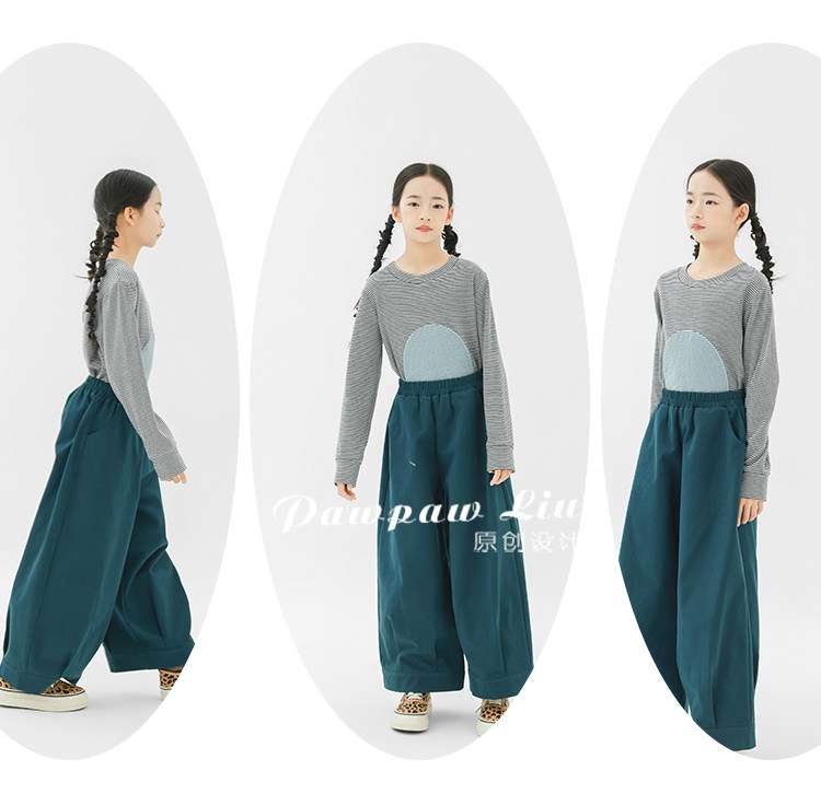 ロングパンツ・スウェットパンツ Pawpaw Liu | Perforated Green Wide Leg Pants パンチング グリーン ワイドパンツ【mh0020081】