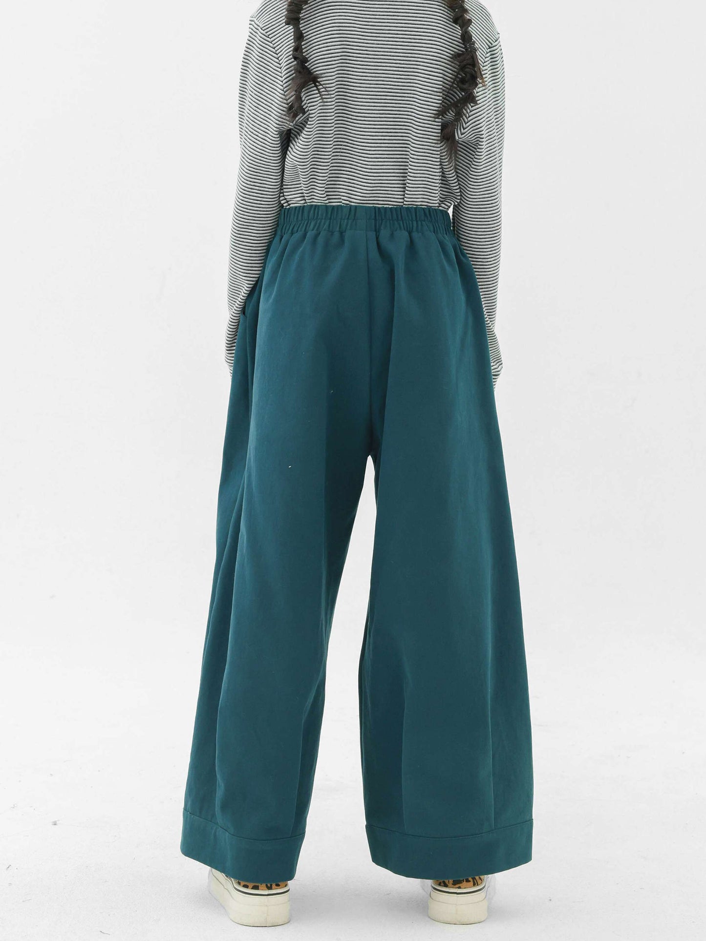 ロングパンツ・スウェットパンツ Pawpaw Liu | Perforated Green Wide Leg Pants パンチング グリーン ワイドパンツ【mh0020081】