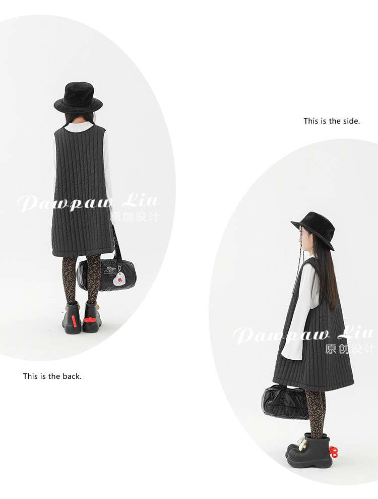 ノースリーブワンピース Pawpaw Liu | Sleeveless Cotton Princess Dress ノースリーブ コットン ワンピース【mh0020075】