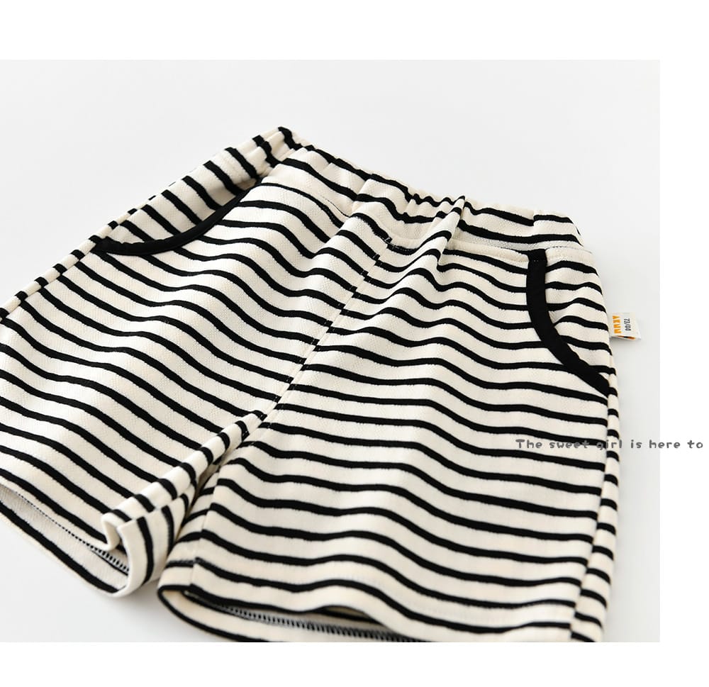Penguin Applique Sleeveless Set ボーダー ノースリーブTシャツ セット【mh0012846】 ABNN ノースリーブセットアップ
