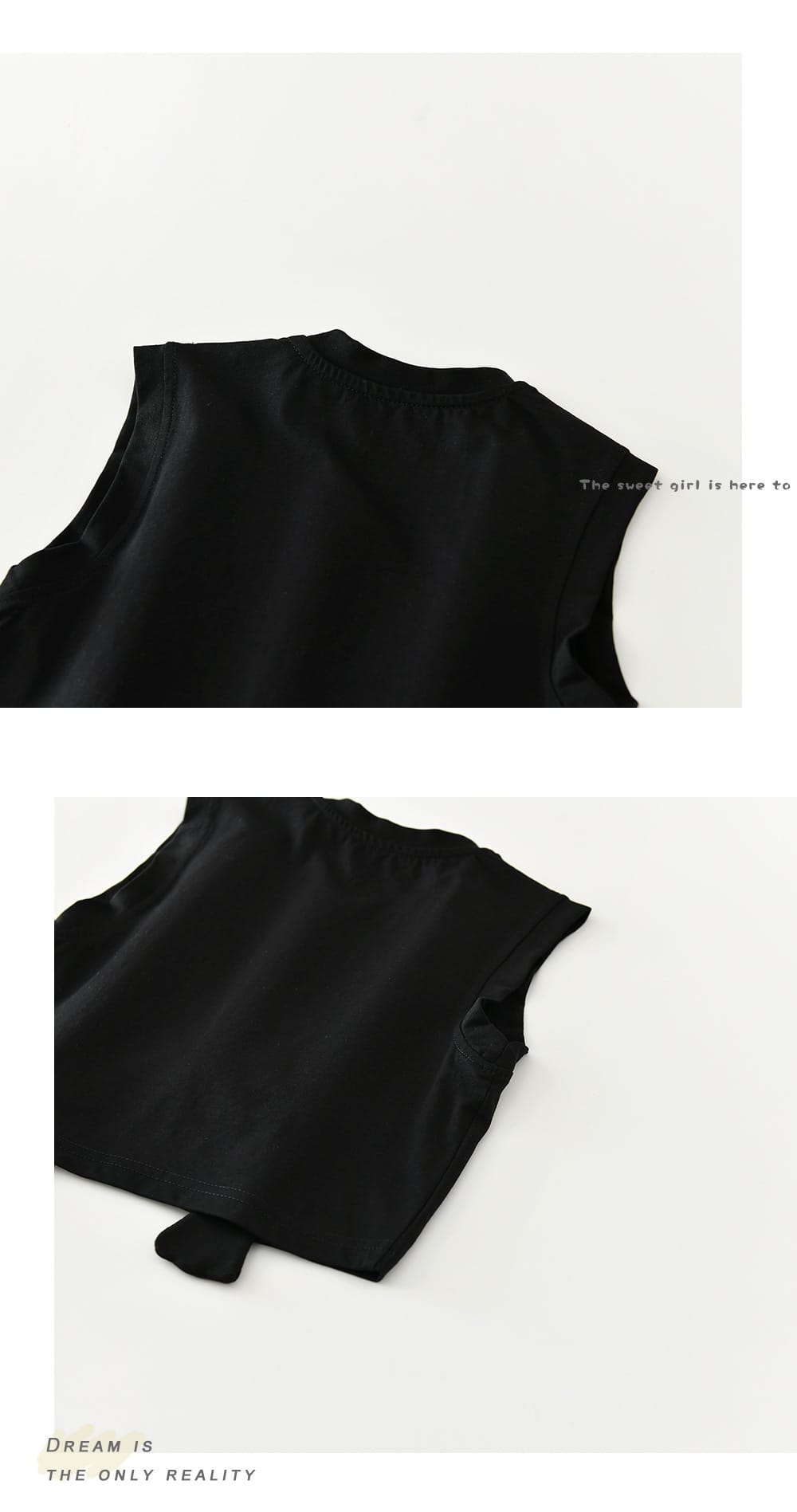 Penguin Applique Sleeveless Set ボーダー ノースリーブTシャツ セット【mh0012846】 ABNN ノースリーブセットアップ