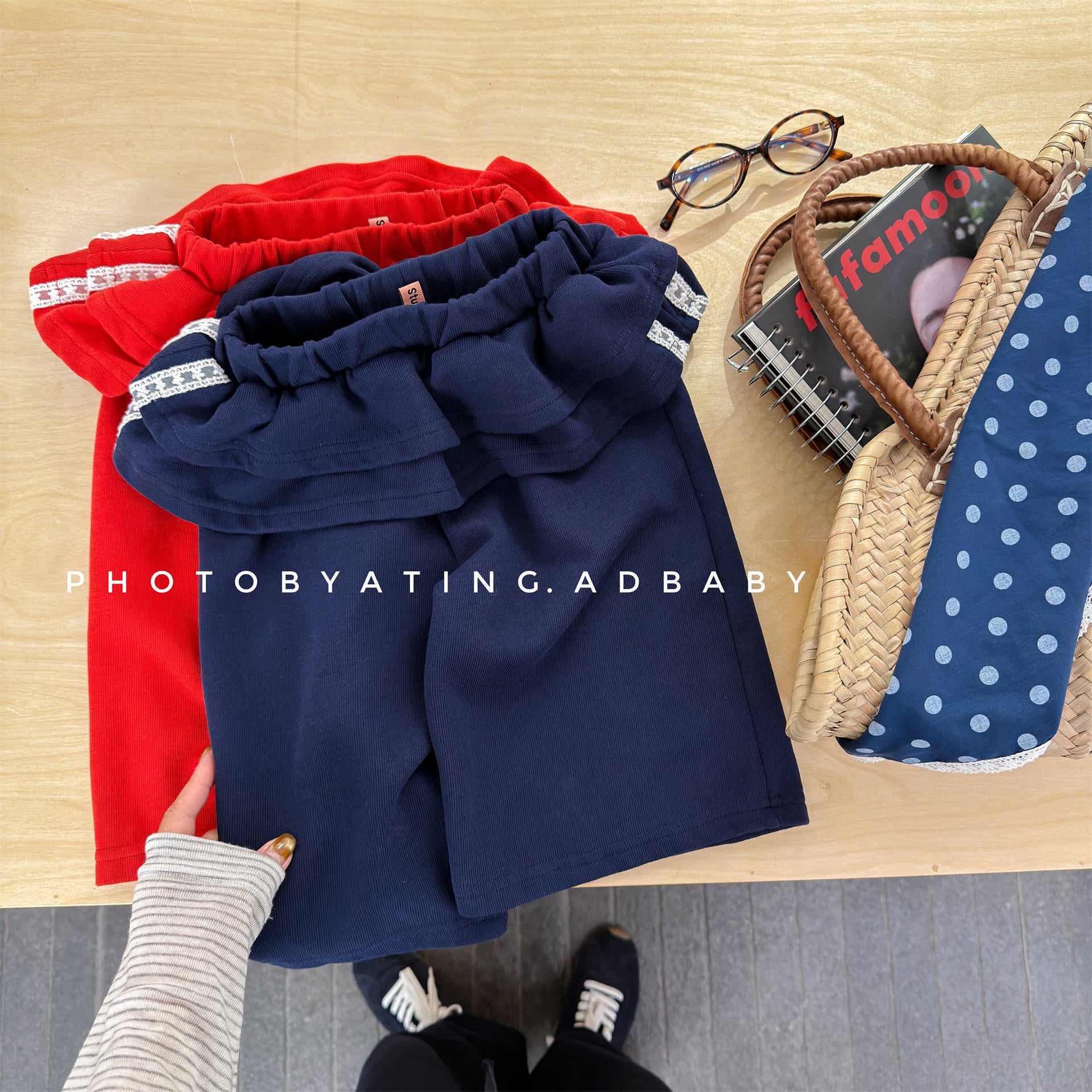 Peplum Frill Sweatpants ペプラム フリル スウェットパンツ【mh0012468】 ADbaby ロングパンツ・スウェットパンツ