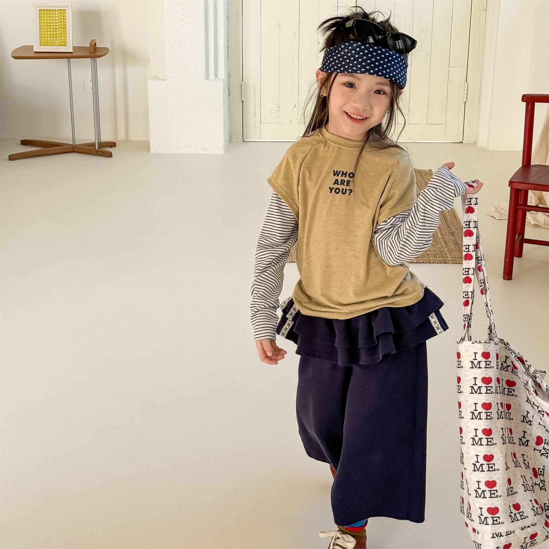 Peplum Frill Sweatpants ペプラム フリル スウェットパンツ【mh0012468】 ADbaby ロングパンツ・スウェットパンツ
