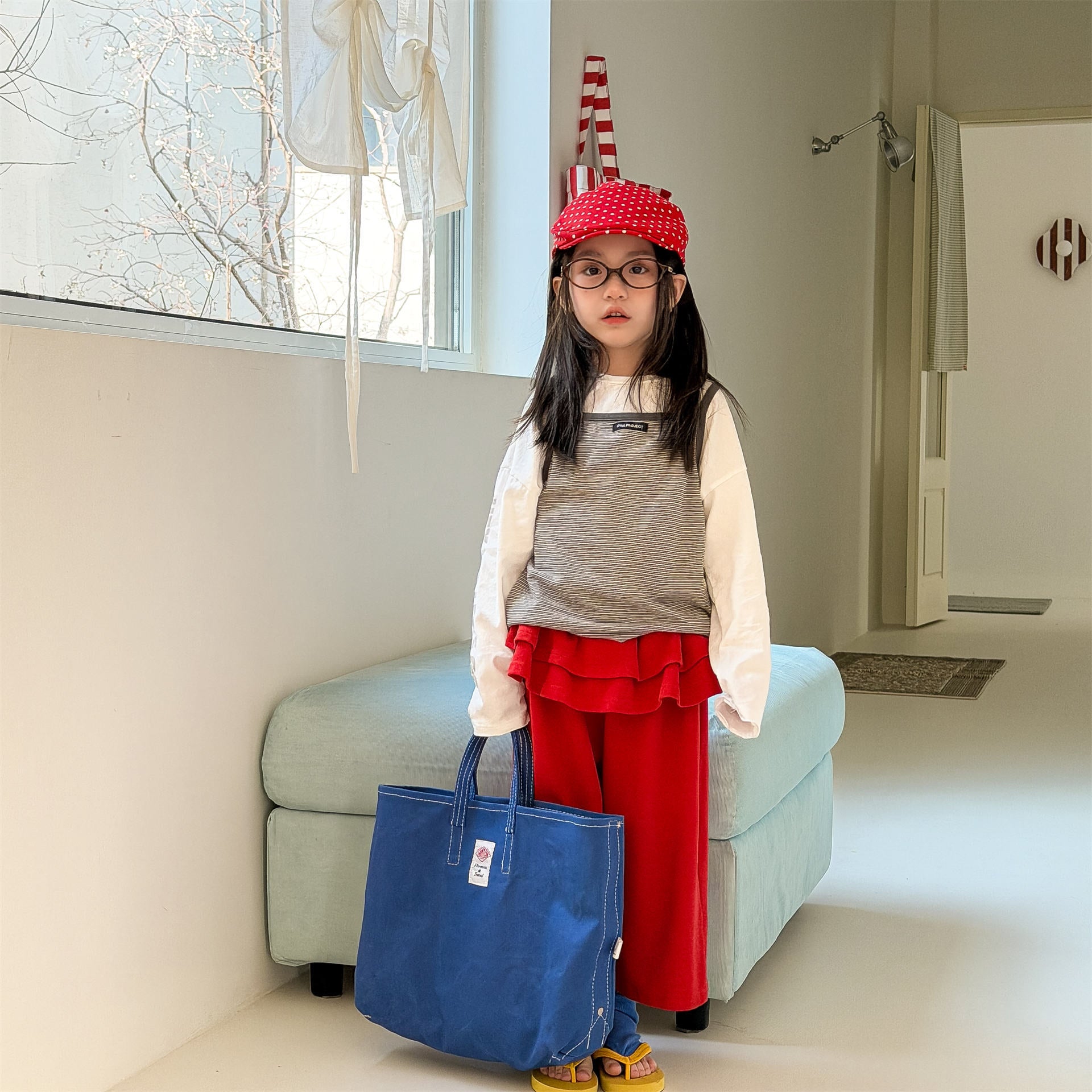 Peplum Frill Sweatpants ペプラム フリル スウェットパンツ【mh0012468】 ADbaby ロングパンツ・スウェットパンツ