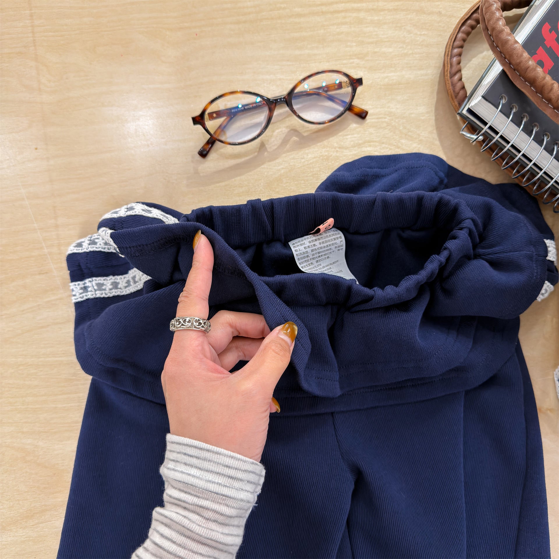 Peplum Frill Sweatpants ペプラム フリル スウェットパンツ【mh0012468】 ADbaby ロングパンツ・スウェットパンツ