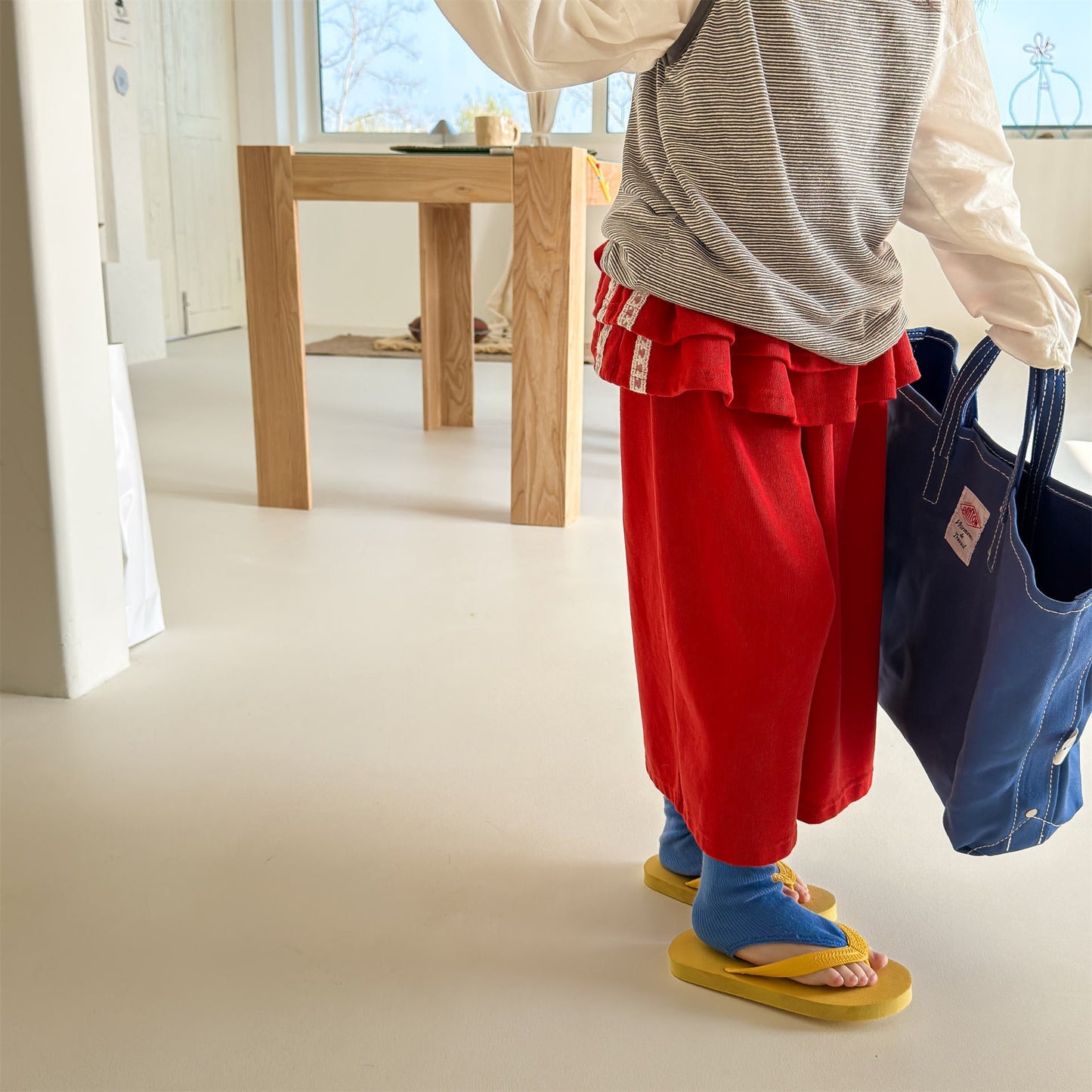 Peplum Frill Sweatpants ペプラム フリル スウェットパンツ【mh0012468】 ADbaby ロングパンツ・スウェットパンツ