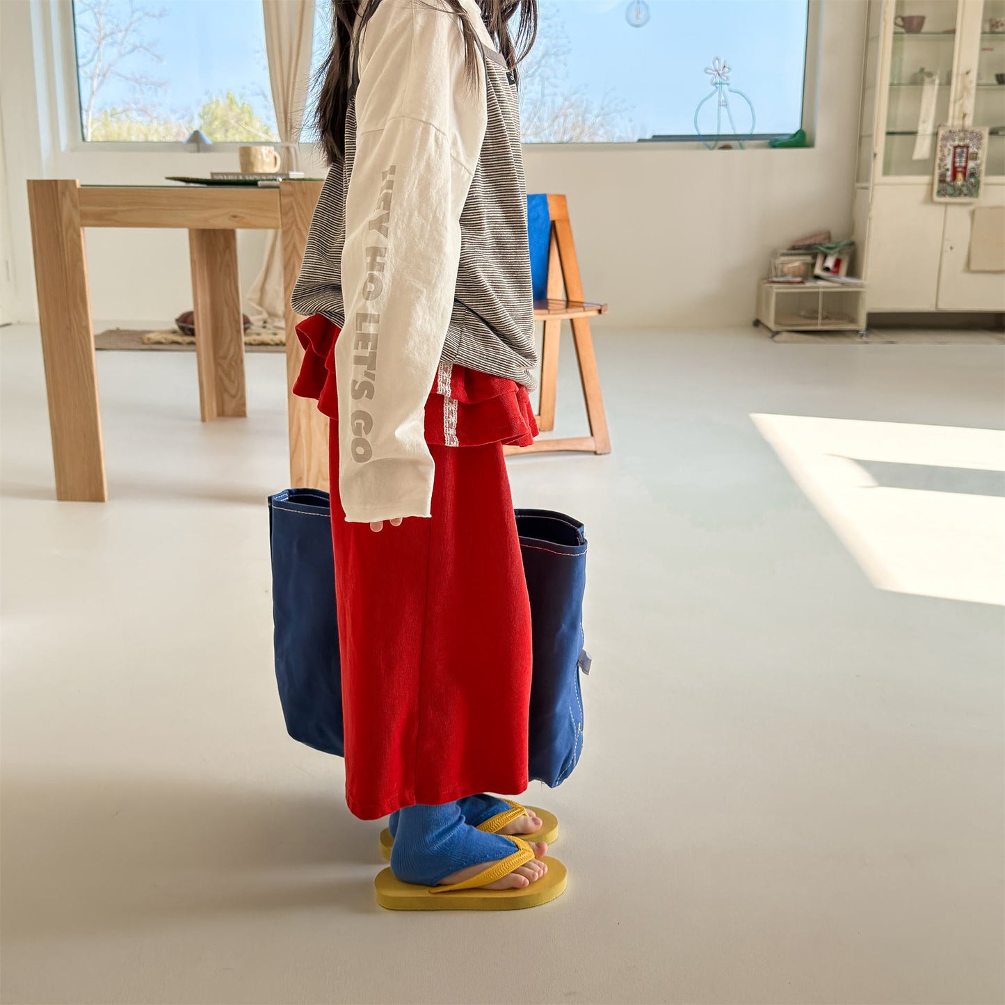 Peplum Frill Sweatpants ペプラム フリル スウェットパンツ【mh0012468】 ADbaby ロングパンツ・スウェットパンツ