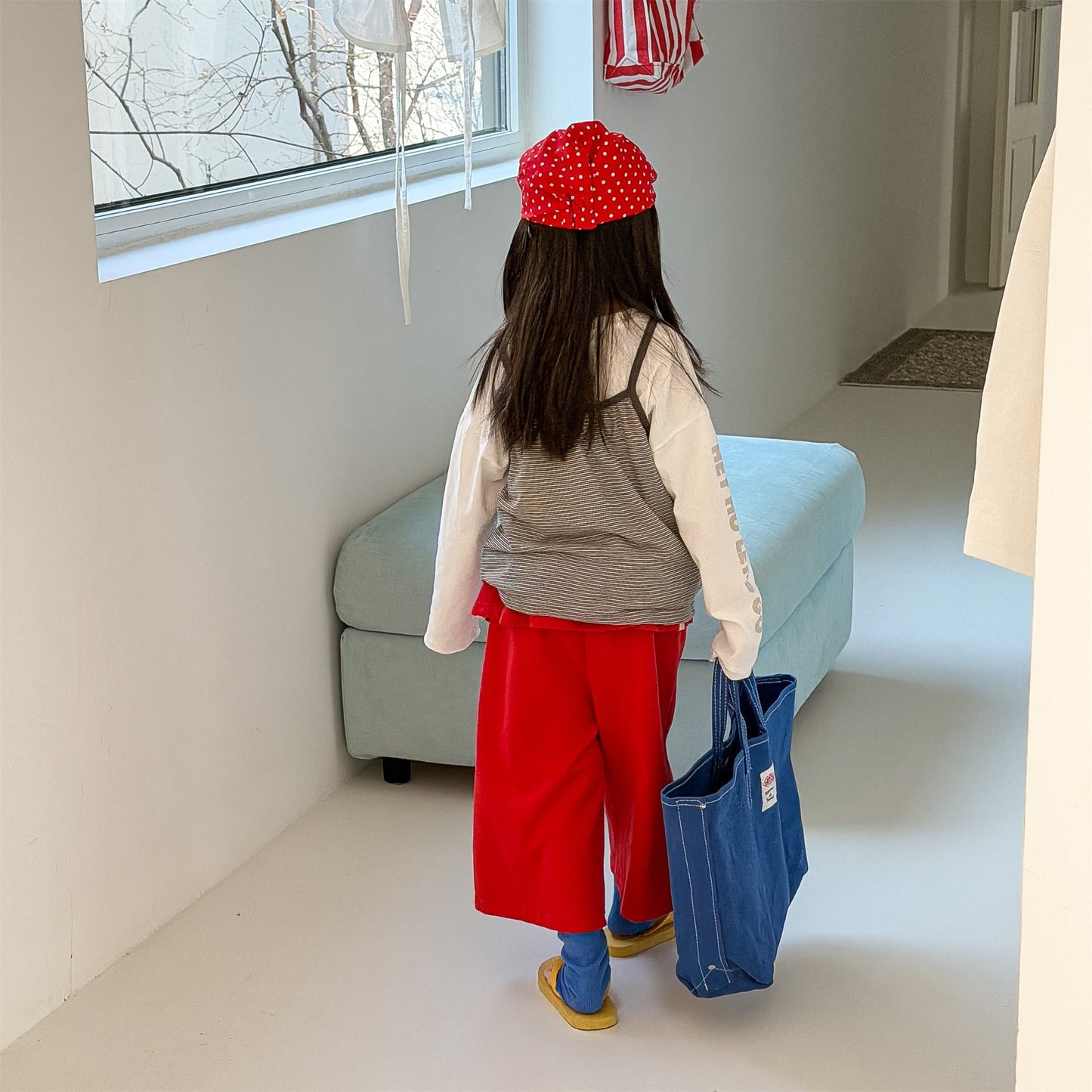 Peplum Frill Sweatpants ペプラム フリル スウェットパンツ【mh0012468】 ADbaby ロングパンツ・スウェットパンツ
