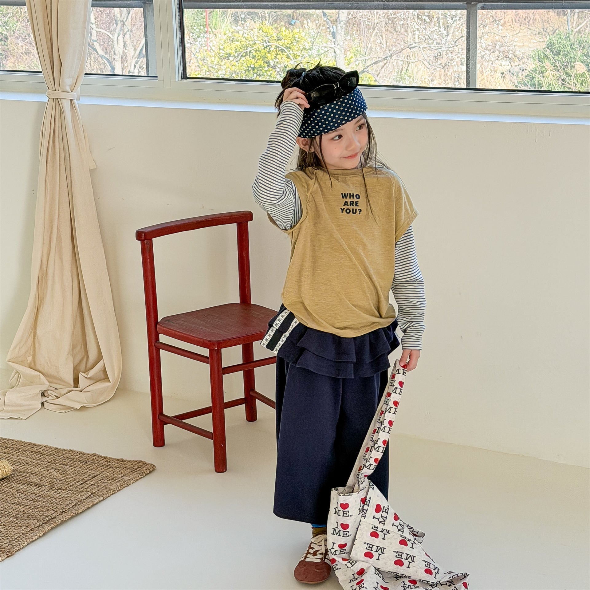Peplum Frill Sweatpants ペプラム フリル スウェットパンツ【mh0012468】 ADbaby ロングパンツ・スウェットパンツ
