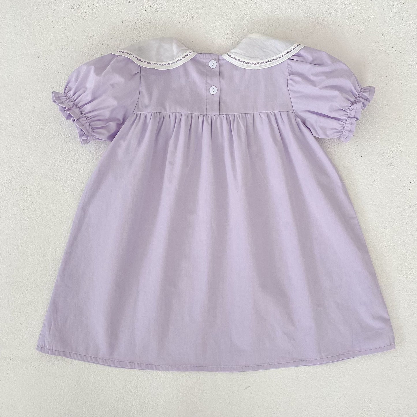 Petal Collar Romper Puff Sleeve Dress ラッフル ロンパース ミモレ丈ワンピース【mh0013158】 Aeg babyi ノースリーブロンパース