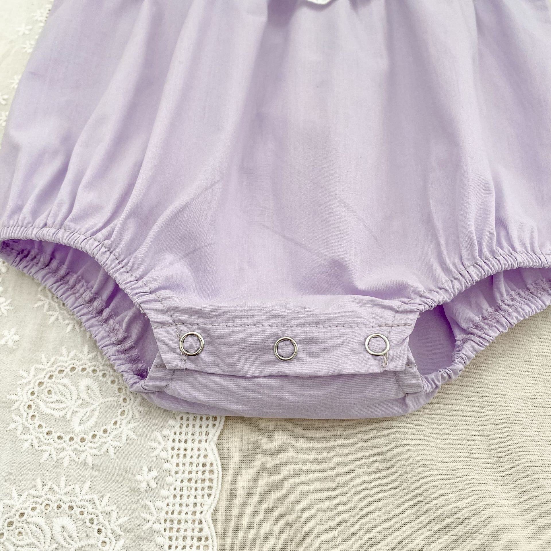 Petal Collar Romper Puff Sleeve Dress ラッフル ロンパース ミモレ丈ワンピース【mh0013158】 Aeg babyi ノースリーブロンパース