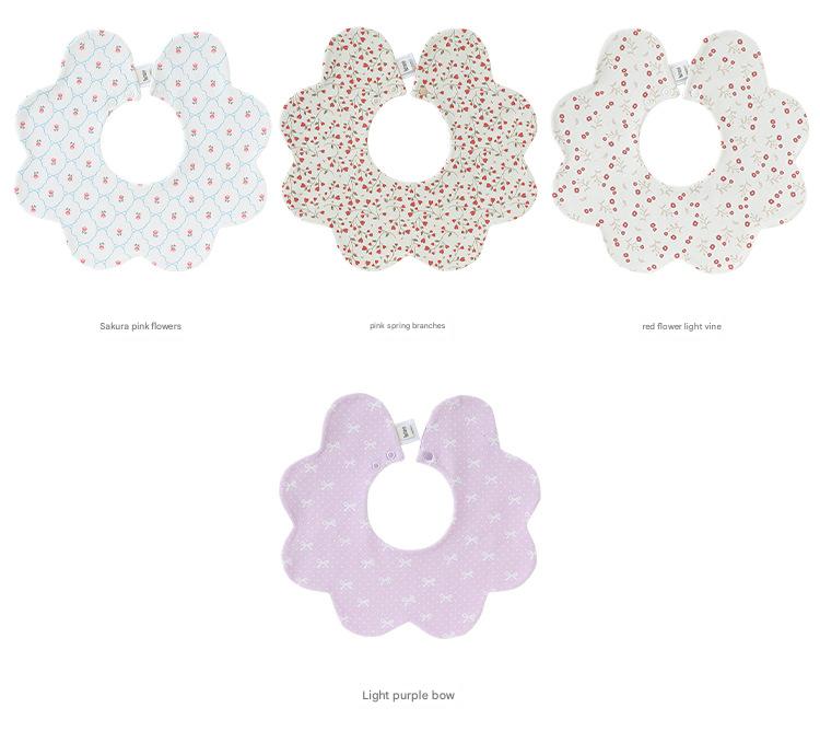 Petal Reversible Bib 花びら スタイ【mh0012329】 Beitaoya