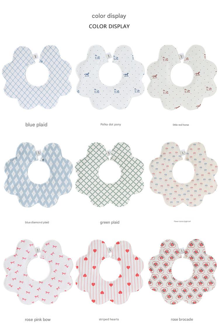 Petal Reversible Bib 花びら スタイ【mh0012329】 Beitaoya