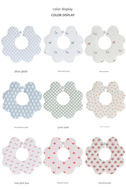 Petal Reversible Bib 花びら スタイ【mh0012329】 Beitaoya