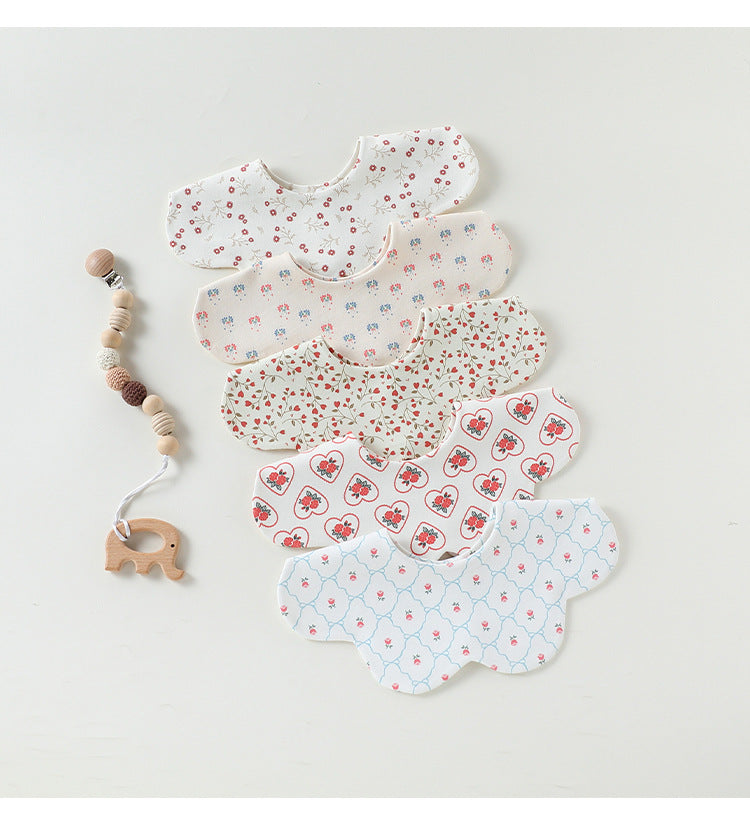 Petal Reversible Bib 花びら スタイ【mh0012329】 Beitaoya