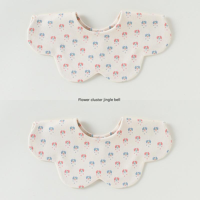 Petal Reversible Bib 花びら スタイ【mh0012329】 Flower clusters jingle bells Beitaoya