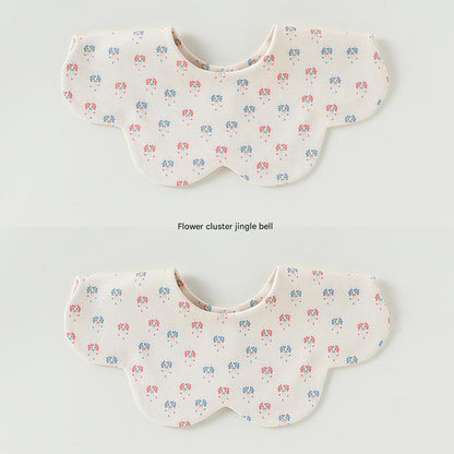 Petal Reversible Bib 花びら スタイ【mh0012329】 Flower clusters jingle bells Beitaoya