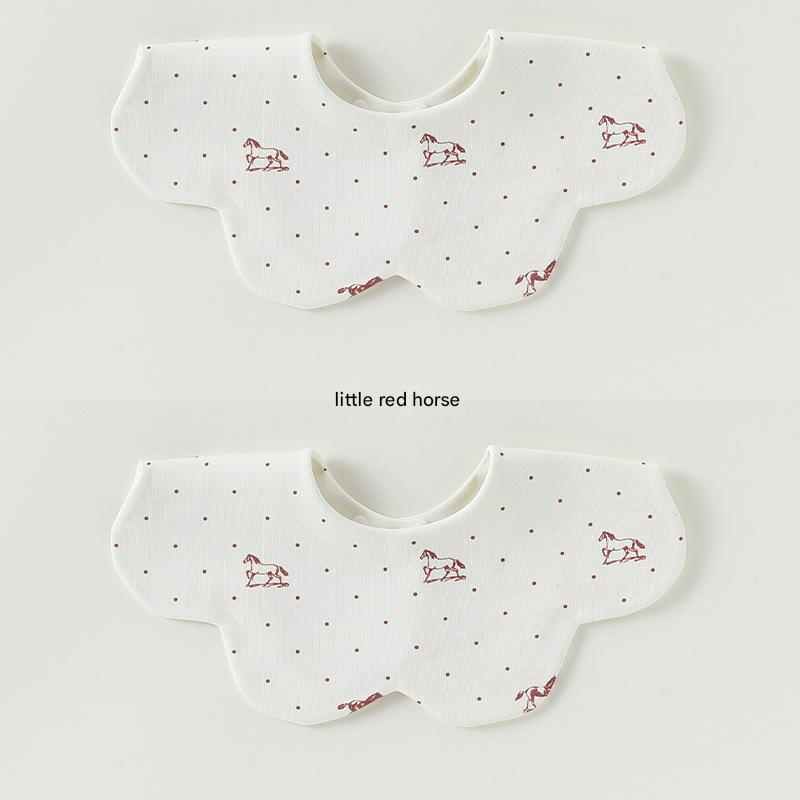 Petal Reversible Bib 花びら スタイ【mh0012329】 Little red horse Beitaoya