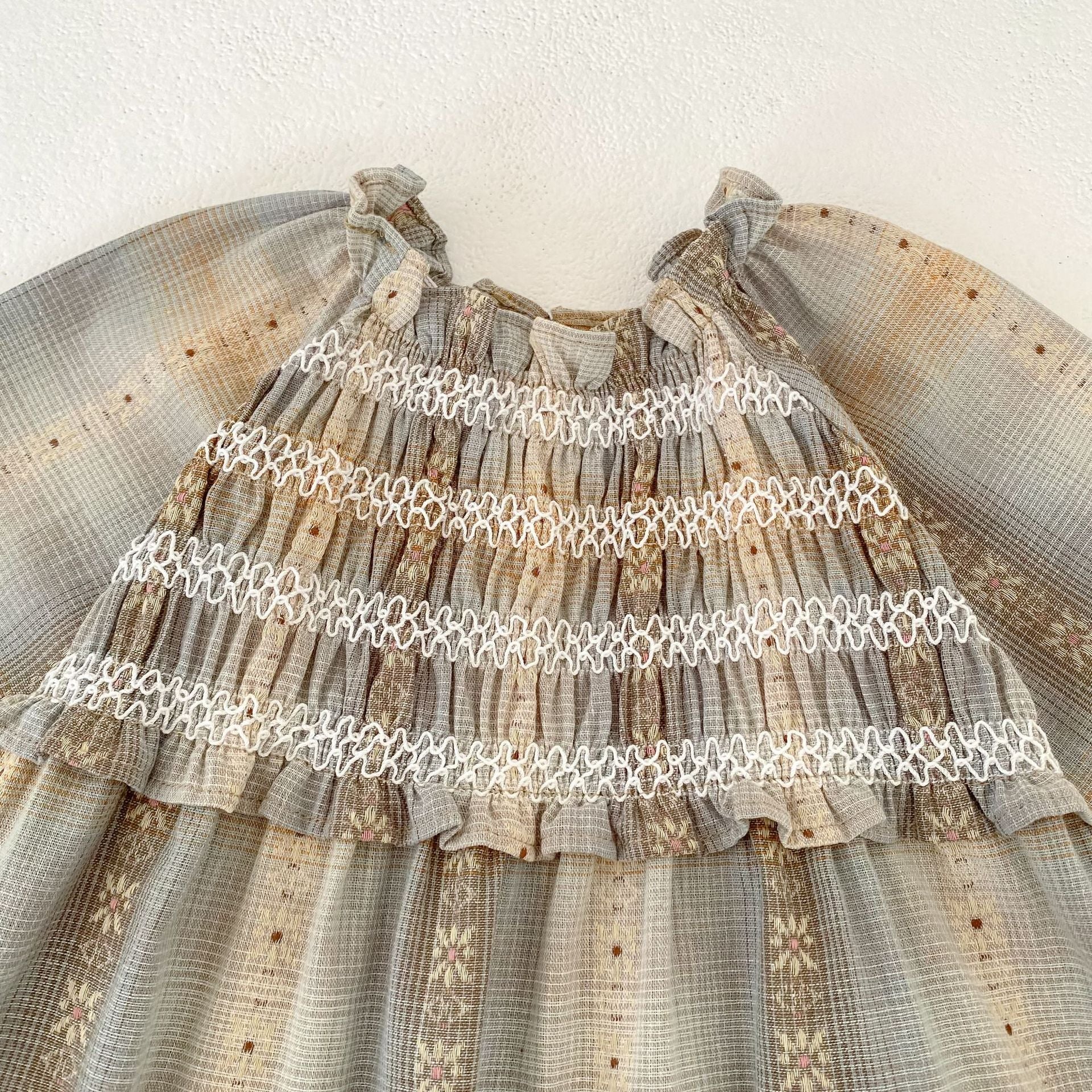 Plaid Jacquard Dress & Romper チェック ジャガード ワンピース ロンパース【mh0012404】 Engepapa