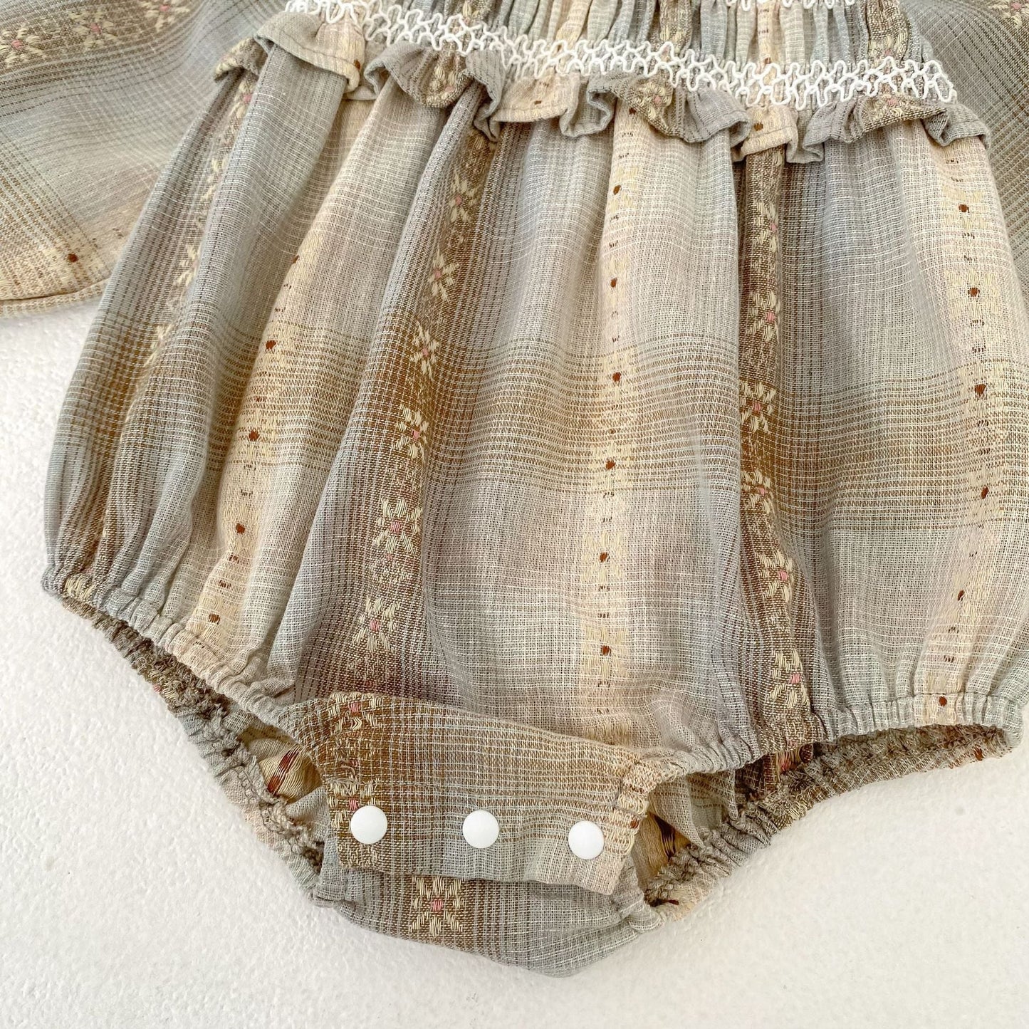 Plaid Jacquard Dress & Romper チェック ジャガード ワンピース ロンパース【mh0012404】 Engepapa