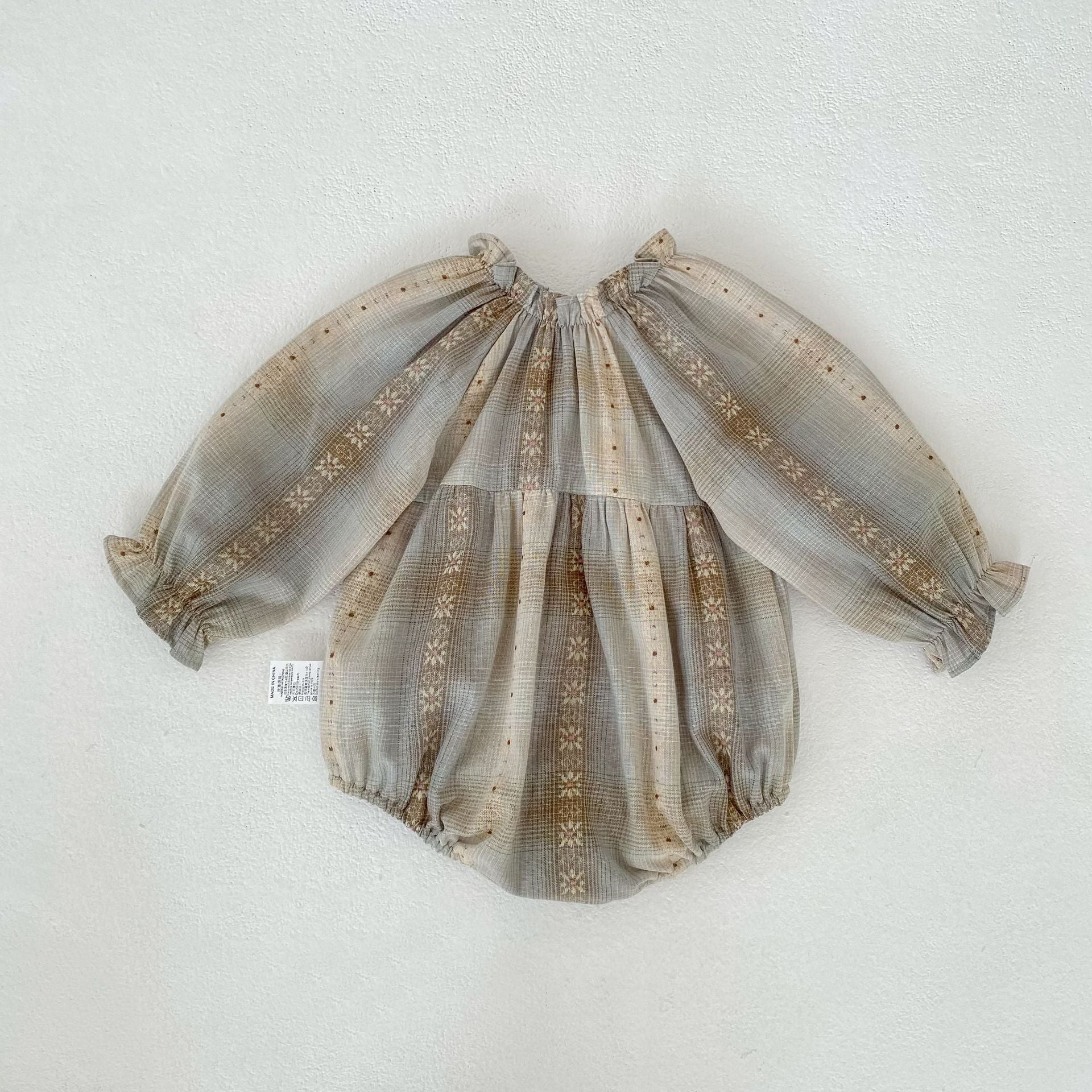 Plaid Jacquard Dress & Romper チェック ジャガード ワンピース ロンパース【mh0012404】 Engepapa