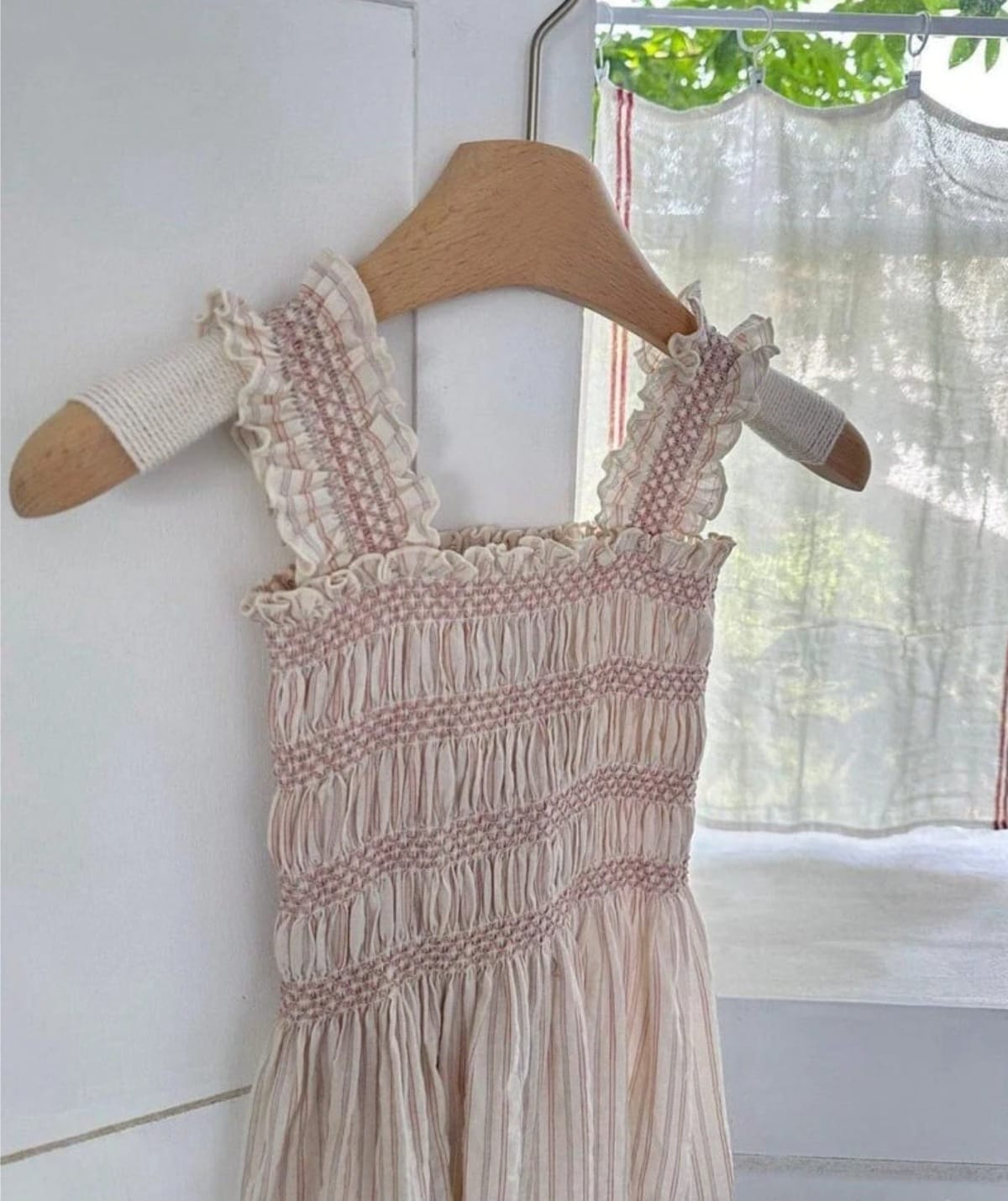 Plaid Straps Jumpsuit シャーリング ノースリーブロンパース【mh0013110】 BBAMMA ノースリーブロンパース